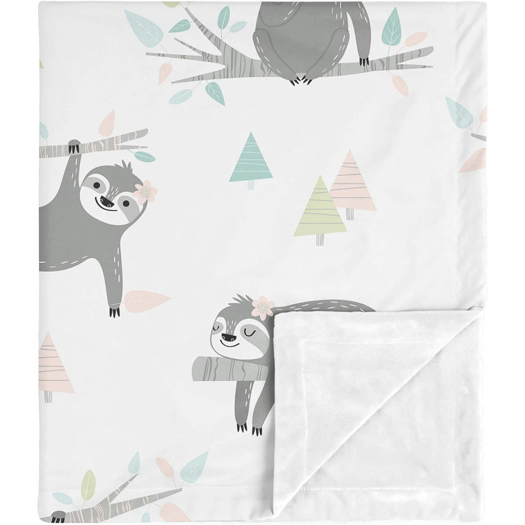 Sloth lovey blanket hot sale